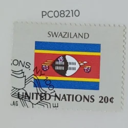 United Nations Used National Flag -Swaziland PC08210