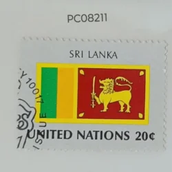 United Nations Used National Flag -Sri Lanka PC08211