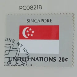 United Nations Used National Flag -Singapore PC08218