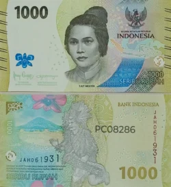 Indonesia 1000 Rupiah Queen Uncirculated Currency Note Only for Collection Purpose PC08286