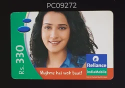 India Reliance India Mobile Rs.330 Recharge Card Mujhme hai woh Baat! Used PC09272