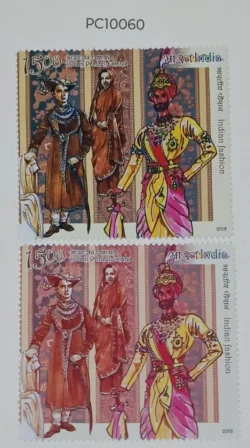 India 2018 Indian Fashion Indian Princely State Error Yellow Colour Dry Print UMM - PC10060