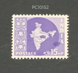India 1960 0.15 Map Error Colour Flow UMM - PC10152
