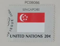 United Nations Used National Flag -Singapore PC08086