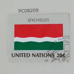 United Nations Used National Flag -Seychelles PC08209
