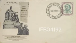 India 1964 Indo-American Stamp Exhibition Nehru with Kennedy Special Cover Madras Cancelled IFB04192