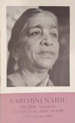 India 1964 Sarojini Naidu Booklet Brochure Calcutta Cancelled IFB04206