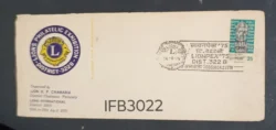 India 1975 Lions Philatelic Exhibition Special Cover Calcutta Cancelled IFB03022