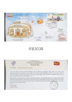 India 2022 OPHILEX Drone Carried Cover with Signature of Drone Operator Special Cover Cancelled IFB03038