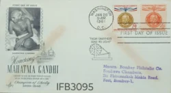 USA 1961 Honouring Mahatma Gandhi Champion of Liberty FDC Washington Cancelled IFB03095