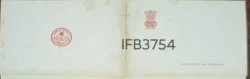 India 1968 Calcutta G.P.O VIP Presentation Folder New Delhi Cancelled IFB03754