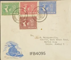 India 1949 U.P.U with Date of Issue Cancelled IFB04095