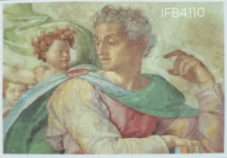 Vatican City Prophet Isaiah Sistine Chapel by Michelangelo Christianity Picture Postcard IFB04110