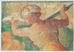 Vatican City Libyan Sibyl Sistine Chapel by Michelangelo Christianity Picture Postcard IFB04111