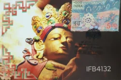 India 2007 Lord Buddha Buddhism Picture Postcard Patna Mahaparinirvana Cancelled IFB04132