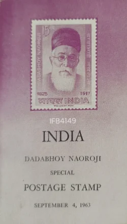 India 1963 Dadabhoy Naoroji Politician Brochure IFB04149