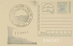 India Mahatma Gandhi Postcard Vellore Fort Vellore Pictorial Cancellation IFB04242