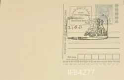 India 2021 Mahatma Gandhi Postcard Rath Yatra Puri Hinduism Pictorial Cancellation IFB04277