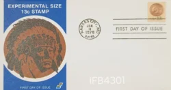 USA 1978 Experimental Size 13c Stamp Tribe FDC Kansas City Cancelled IFB04301