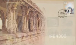 India 2003 KARNAPEX Vijaya Nagara Empire Ruins Special Cover Dharwad Cancelled IFB04308