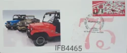 India 2021 75th Years of Mahindra Group Thar Automobile Special Private Cover New Delhi Cancelled IFB04465