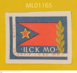 Russia CSK Moscow Region flag matchbox Label ML01165