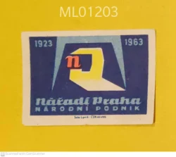 Czechoslovakia Tools Prague National Day matchbox Label ML01203
