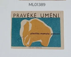 Czechoslovakia Prerequisite Art Mammoth matchbox Label ML01389