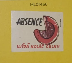 Czechoslovakia The Entire Cake is Missing matchbox Label ML01466