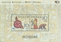 Sweden 2004 NORSE MYTHOLOGY MEETING IN VALHALL UMM Miniature Sheet PC05046