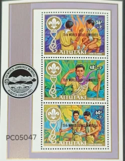 Cook Islands 1983 Aitutaki Scouts UMM Miniature Sheet PC05047