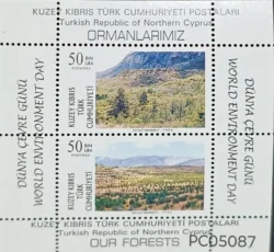 Turkish Republic of Northern Cyprus 1996 World Environment Day Our Forest UMM Miniature Sheet PC05087