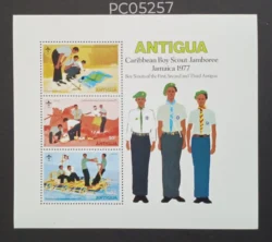 Antigua 1977 Caribbean Boy Scout Jamboree UMM Miniature Sheet PC05257