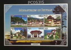Bhutan 2015 Monasteries Buddhism UMM Miniature Sheet PC05315