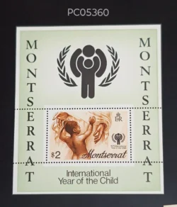 Montserrat 1979 International Year of the Child UMM Miniature Sheet PC05360