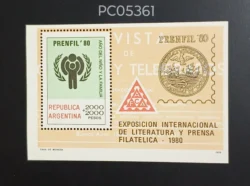 Argentina 1979 International Year of the Child UMM Miniature Sheet PC05361