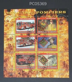 Djibouti Fire Engines and Scouts C.T.O. Miniature Sheet PC05369