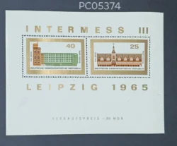 Germany 1965 City of Leipzig UMM Miniature Sheet PC05374