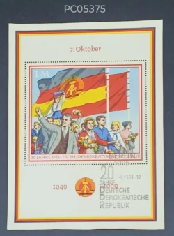 Germany 1969 20 years of German Democratic Republic C.T.O. Miniature Sheet PC05375