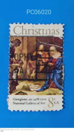 USA Christmas Giorgione National Gallery of Art Used PC06020