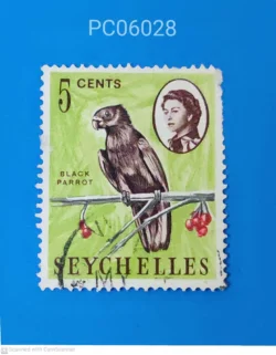 Seychelles 1962 Black Parrot Used PC06028