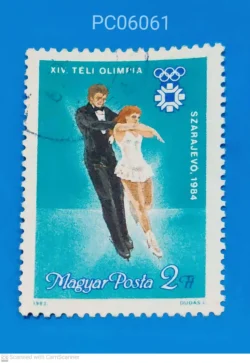 Hungary 1983 Ice Skating Winter Olympics Used PC06061