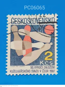 Ceskoslovensko 50th anniversary of the Czechoslovak Bowling Union Used PC06065