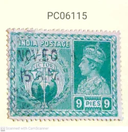 India Pre Independence 1946 King George and Allied Powers Victory Used PC06115
