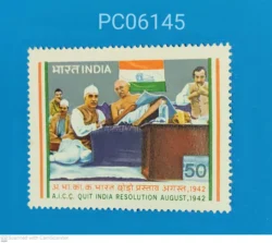 India 1984 A.I.C.C. Quit India Movement Resolution UMM PC06145