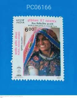 India 1997 INDEPEX 97 Rural Indian Women Gujarat UMM PC06166