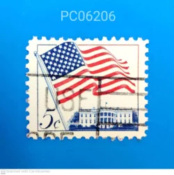 USA Flag White House Used PC06206