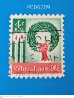 USA 1962 Christmas Used PC06209