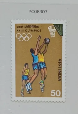 India 1984 Basketball 23rd Olympics UMM PC06307