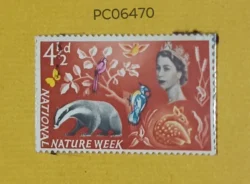 UK Great Britain 1963 National Nature Week Mint PC06470